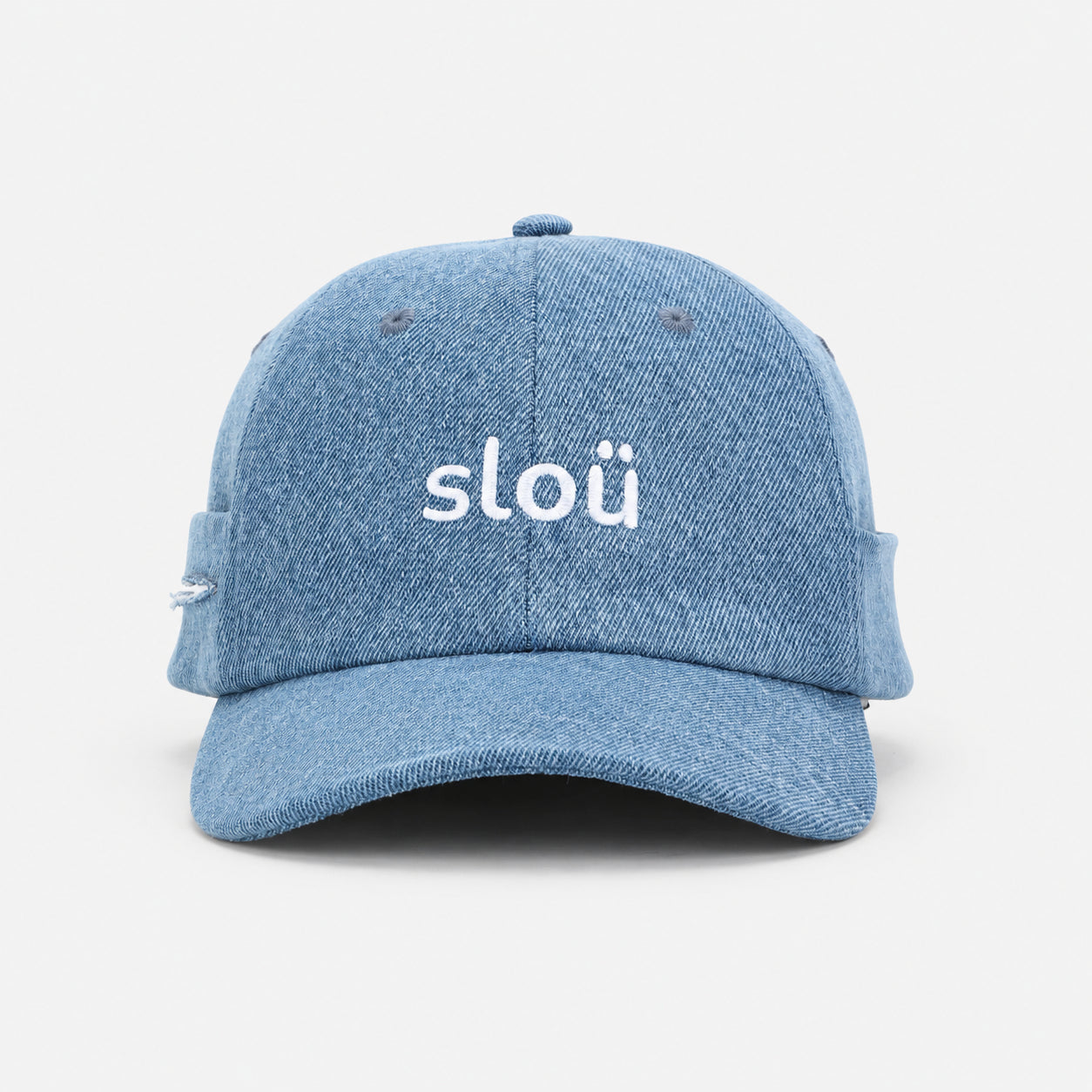 slou denim cap — front