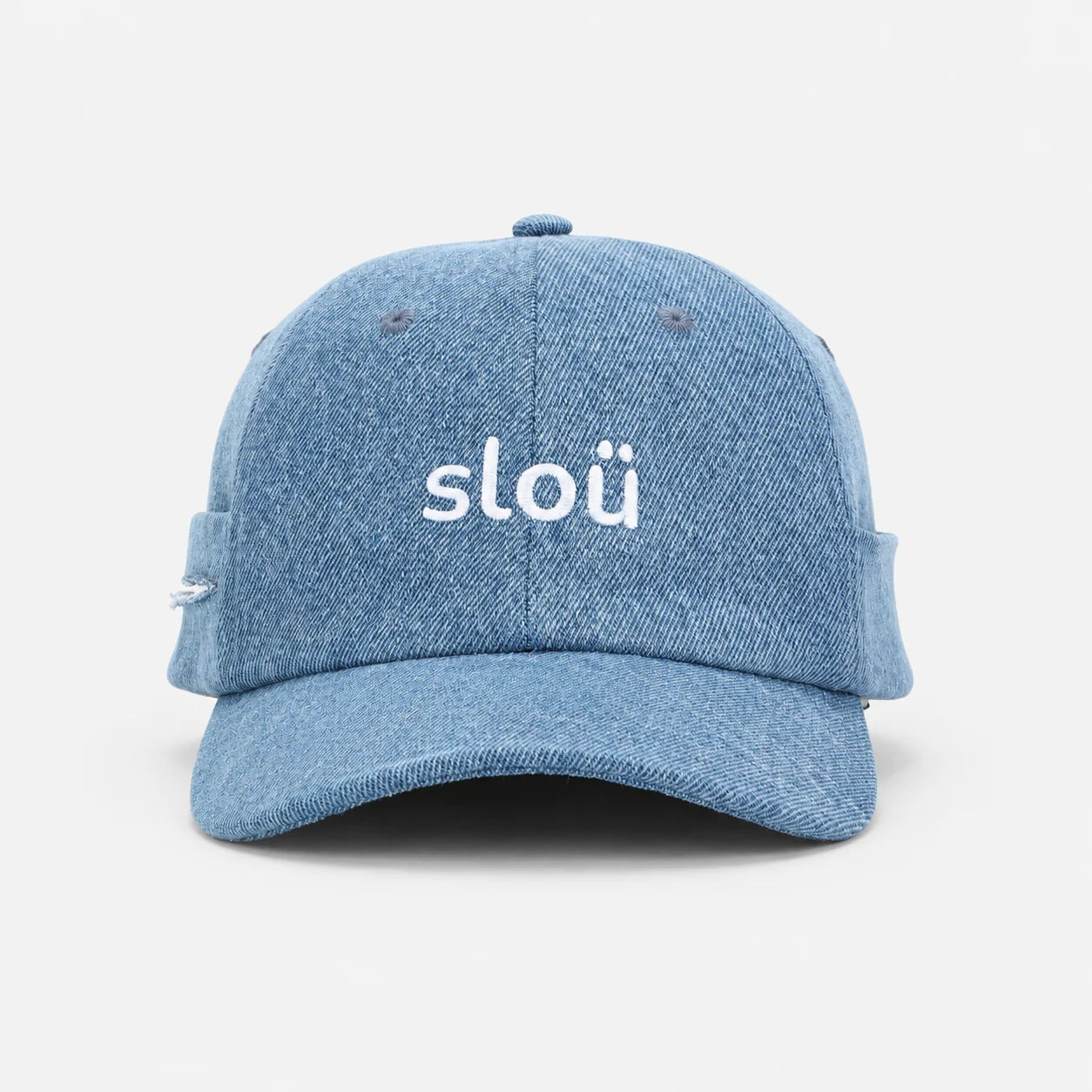 washed-denim sloü cap